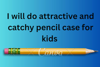 do pencil case, pencil shade and pencil drawing for kids