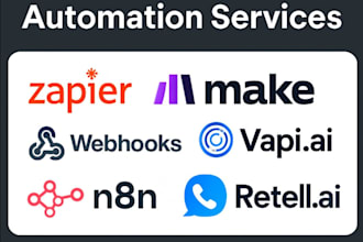 do zapier make com automation vapi ai webhook n8n retell ai calling agent ghl