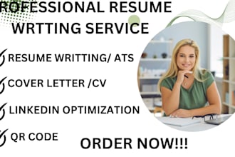 write and design your resume, cover letter and linkedin optimization