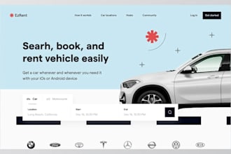 wordpress car rental website, car detailing, car rental booking wix website