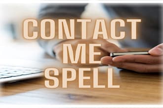 cast contact me  spell