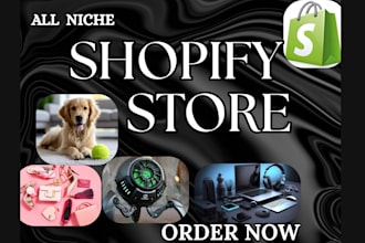 create build a stunnng shopify pet clothing gadget accessories store