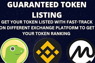 do crypto token listed or coin on coinmarketcap or coingecko