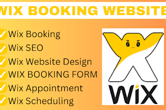design wix booking website wix business website wix booking appointment calendar