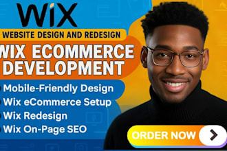 create stunning wix website, wix store design, wix redesign, wix ecommerce websi