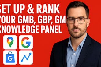 create and publish your gbp, gmb, gmc and knowledge panel for business profile