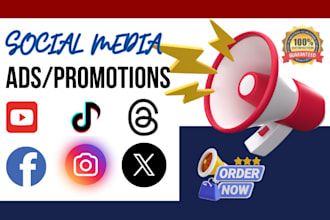 organically grow your social media, tiktok, instagram, facebook followers, ads