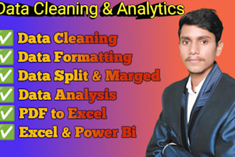 clean, format, merge, split excel data and power bi
