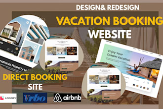 build vacation rental, airbnb, lodgify, guesty booking site in wix or wordpress