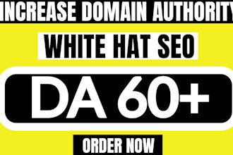 increase moz da domain authority 60 plus