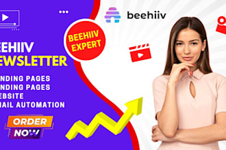 setup beehiiv account, beehiiv expert, beehiiv newsletter, beehive landing page