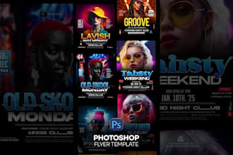create a classy church flyer, event or online flyer design