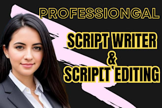 do a movie script, writing feature film video screenplay