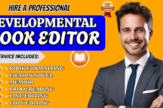 developmental book editor, proofread memoir, format fantasy fiction novel