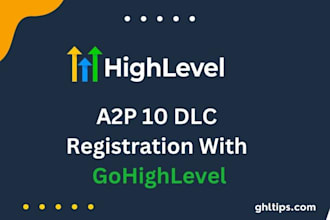 setup a2p 10dlc twilio gohighlevel landing page website IVR reireply chatbot ai