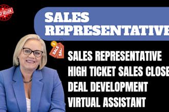 sales closer sales representative sales leads online sales appointment setting