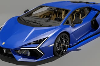 be your 3d realistic sport car modeler,3d car rigging,chase animation,texture3d