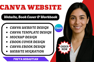 do canva website design, canva ebook design canva template canva workbook design