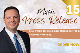 write press release and distribute your music press release to top media outlet