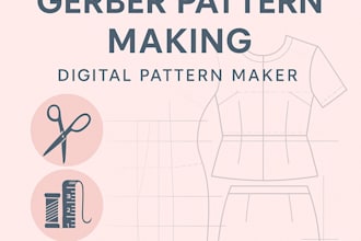create digital patterns for womens wear