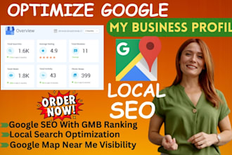 optimize google my business gmb ranking and local seo
