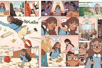 do comic book illustration cartoon character graphics novel anime manga