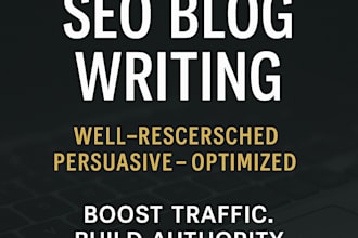 write SEO optimized blog posts with ai support in 24 hours