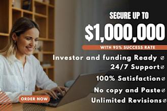 develop a complete business plan with a financial and pitch deck