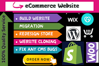 migrate ecwid godaddy etsy to shopify, ebay to shopify, shopify to tiktok shop