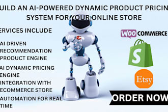 build ai powered dynamic product pricing system for ecommerce shopify store