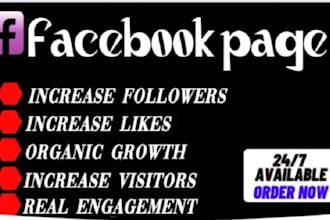 do organic facebook page promotion to increase followers
