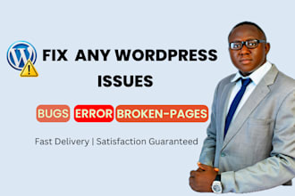 fix your wordpress issues and fix wordpress errors