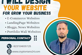 make a website for grow and extend your business