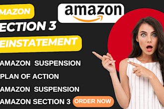 reinstate amazon section 3, get appeal letter, poa, virtual assistance