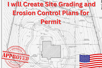 create site grading and erosion control plans for permits