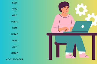 help in act, sat, gmat, gre, hesi, teas, pax rn, accuplacer, ged, astb, toefl