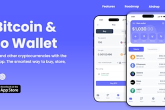 develop crypto wallet app blockchain app wallet app fintech app nft wallet app