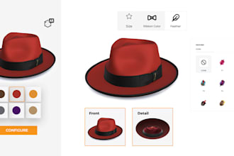 customily 2d 3d product configurator on shopify, zakeke kickflip, wix, wordpress
