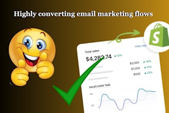 setup klaviyo email marketing flows shopify automation