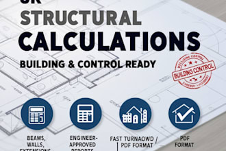 do uk building regulations structural calculations planning drawings