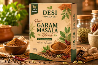 design professional product packaging for cosmetics food or retail