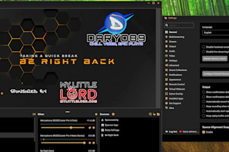 setup your streamlabs or obs software to start stream