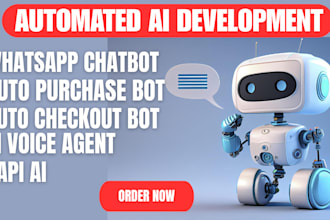create ai chatbot, automated ai, whatsapp chatbot, auto purchase bot, vapi ai