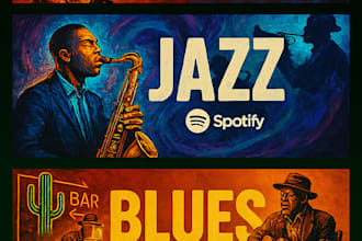 design a custom spotify banner to elevate your artist profile