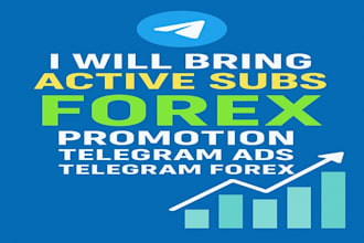 bring active subs forex promotion telegram ads telegram forex telegram promotion