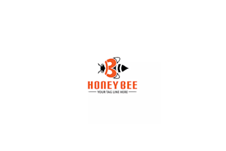 creative honey bee mascot logo for your business identity