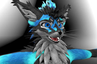 create custom humanoid 3d avatar for vtubing or vr chat