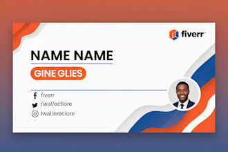 design modern business email signature with logo