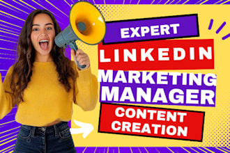 be your linkedin marketing manager content creator real estate