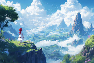 paint an illustration in a realistic style